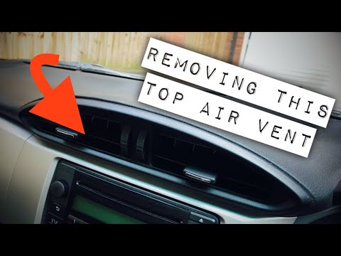 Subaru BRZ Removing the top air vent Toyota GT86 Scion FRS