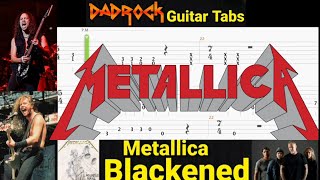 Blackened - Metallica - Guitar + Bass TABS Lesson