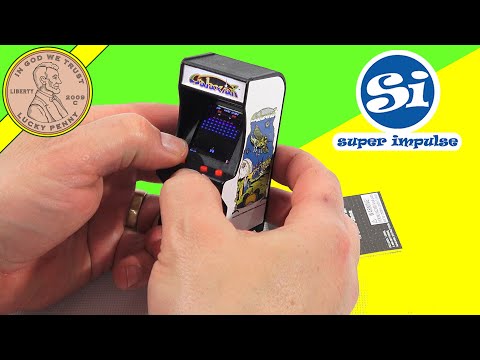 World's Smallest Video Game Cabinet Galaxian Tiny Arcade Game