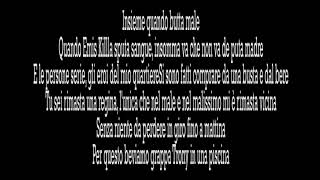 Fuoco e benzina Emis Killa - Lyrics
