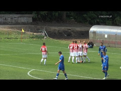 Bramki ze sparingu Cracovia - Podbeskidzie (21.06.2014)