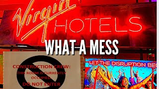 Virgin Hotels Las Vegas Room Review First Impressions | The SCARY Thing That HAPPENED at Night