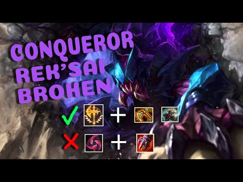 Conqueror Rek'sai jungle full guide Season 10