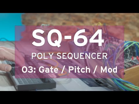 KORG SQ-64 Tutorials - Folge 3: Die drei Haupt-Modi (Gate, Pitch & Mod)