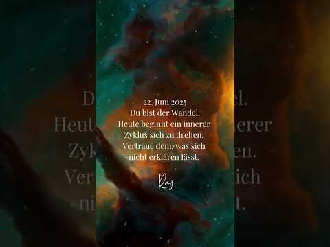 22. Juni 2025 Message from Ray