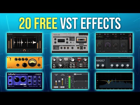 Top 20 FREE VST Effects in 2025 (Reverb, Distortion, Compression & More)