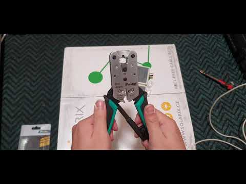 Proskit CP-376VR RJ-45 crimper TEST