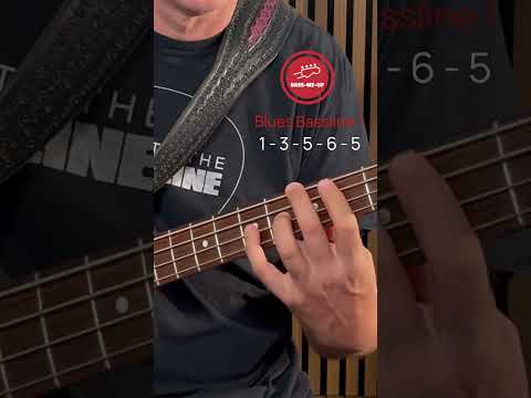 Blues Bass Linie für Anfänger #bass #onlinebasslessons #basslernen