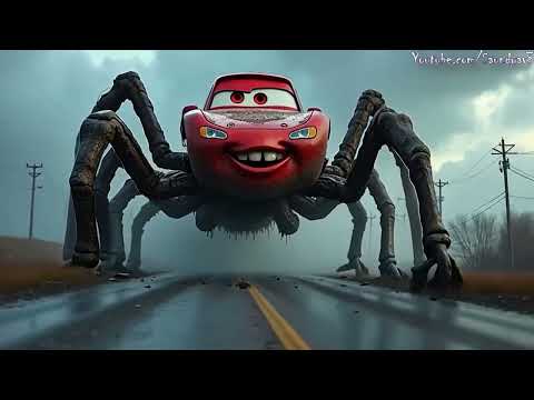 Mcqueen Spider Monster and the Little Kitten - Coffin Dance Meme Song (Cover)
