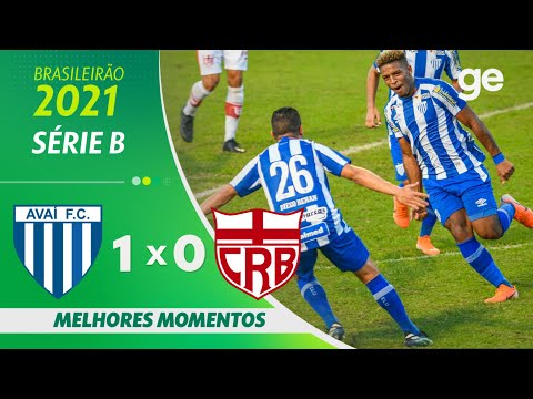 Gols e lances de Avaí x CRB