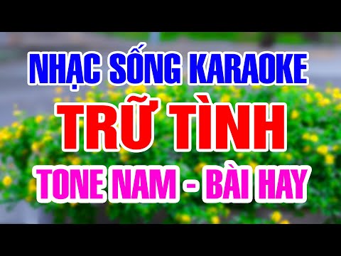 Karaoke Liên Khúc Nhạc Sống Tone Nam Dễ Hát | Bài Ca Kỷ Niệm