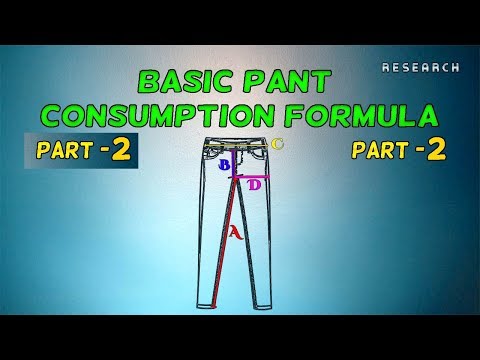 Pant Consumption Formula + Calculation | Knit Bottom | Part 2 | Episode 6 Video
