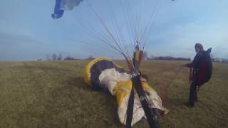 29 km/h paragliding když funí