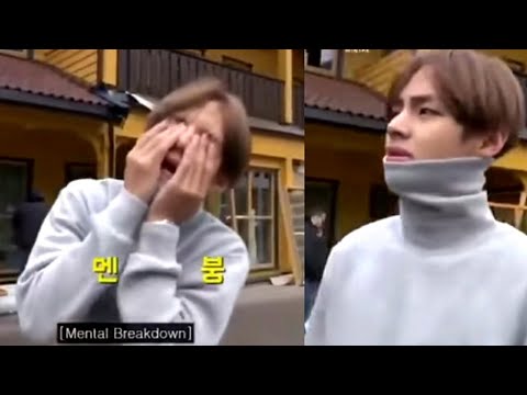 BTS Prank V on Train 🤡 V hidden Camera Prank