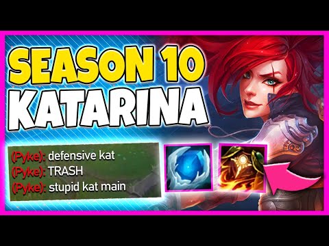 WORLD'S FIRST SEASON 10 KATARINA GAMEPLAY! TITAN KATARINA BUILD - League of Legends | Katlife