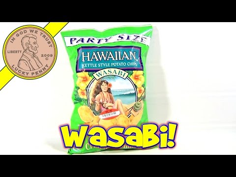 Hawaiian Wasabi Kettle Style Potato Chips Video