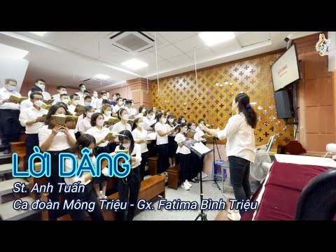 Lời dâng Sheet - Ca đoàn Mông Triệu - Gx. Fatima Bình Triệu