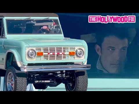 Ben Affleck Treats Himself To A New Vintage Ford Bronco & Goes Christmas Shopping For J-Lo At Samy's