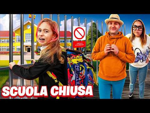 GIORGIA NON ENTRA A SCUOLA PERCHÈ È CHIUSA VA AL PARCO CON PAPÀ SALVO CINZIA LO SCOPRE E SI ARRABBIA