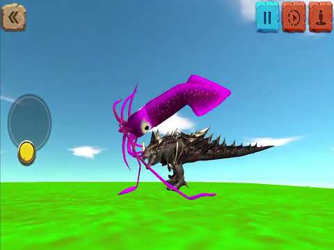 Pink giant squid 🦑 vs armour T. rex 🦖