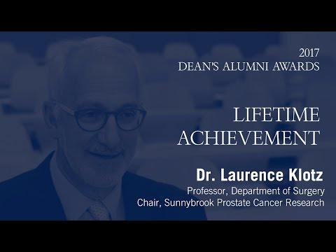 2017 Dean's Alumni Awards — Laurence Klotz, Lifetime Achievement