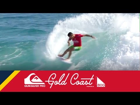 2016 QuikPro: Filipe Toledo Domina sua Bateria no Round 3.