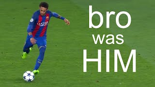 Neymar being the best big game player for 2 minutes ..