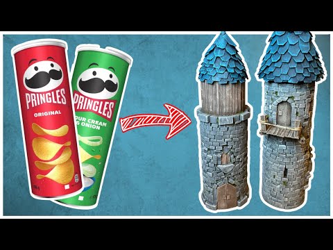 How to Make Wizard Tower for DnD, Warhammer and Tabletop Gaming!!