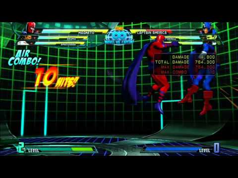 MvC3: Magneto - Combo 06 - Double Triple!