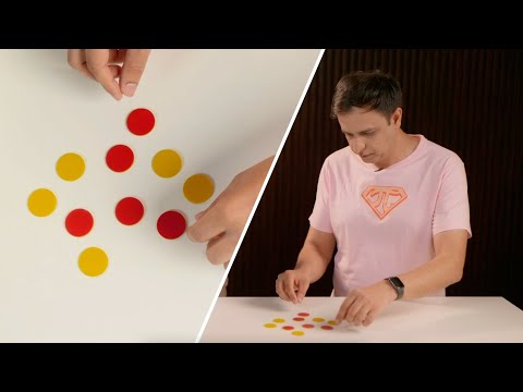 Math magic — red or yellow? A combinatorics puzzle