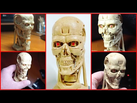 TERMINATOR  Sculpting. Timelapse sculpture. #terminator #polymerclay