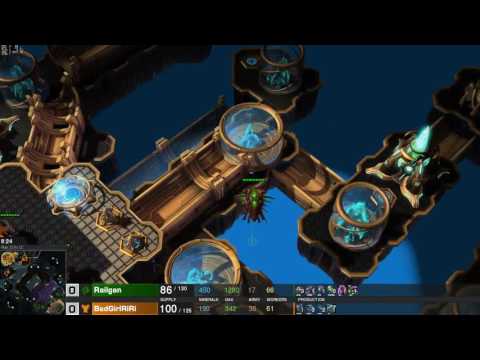 StarCraft 2: ZvT Mutalisk into Swarmhost vs Mech