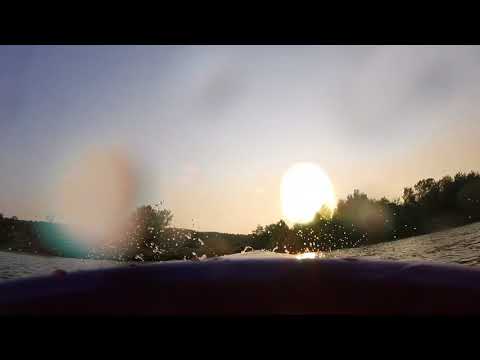 Streamline RC Thrasher jet boat buoy jump