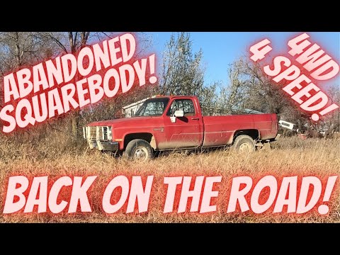 1984 Chevrolet K20 Abandoned Farm Truck Makeover! Will it Run?!? Used and abused squarebody!
