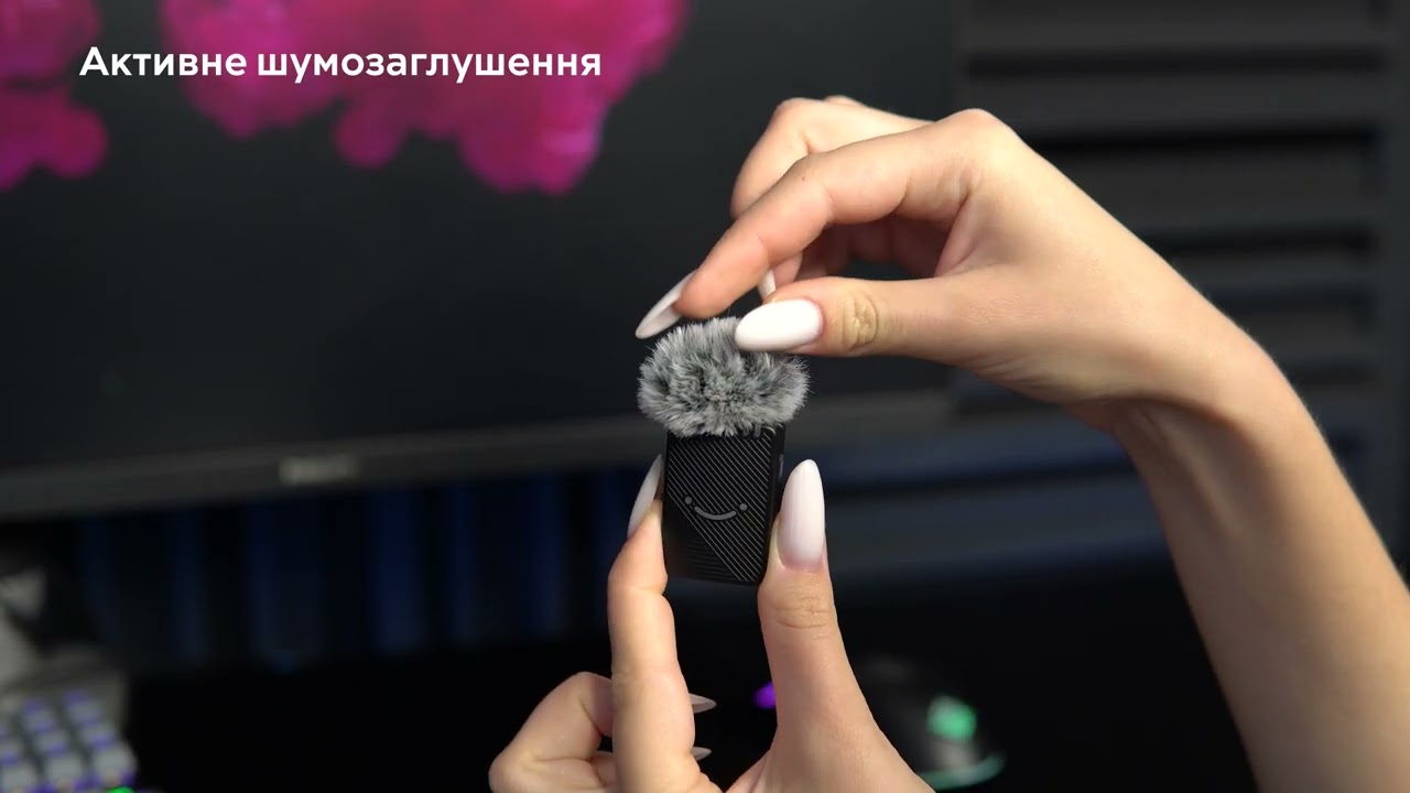 Петличний мікрофон Fifine M9W White video preview