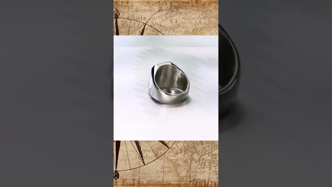 Anel Fortis Masculino - Personalizado com a Inicial da Letra do seu Nome