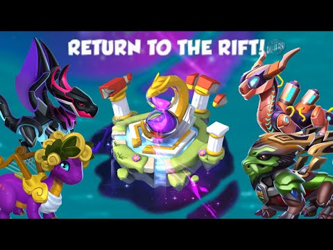 Begin RETURN TO THE RIFT Divine Event | Also a New TREASURE HUNT Event | Hatching Blue Beard Dragon|