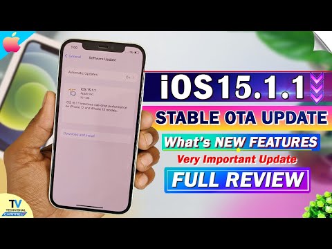 Finally New Stable iOS 15.1.1 Update Released | What's New Features | iOS 15.1.1 update iPhone 12,13