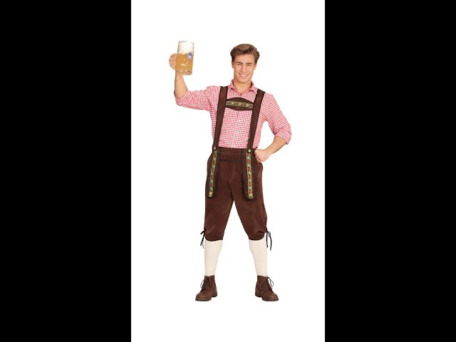 Bavarian tyrolerbukser, mørkebrun video