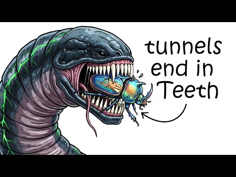 Why It Sucks to Be Born as a Caecilian (Giant Fanged Worm)