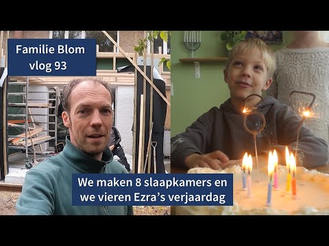 We maken 8 slaapkamers in ons nieuwe huis - Familie Blom #vlog 93