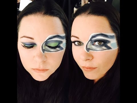 Seattle Seahawks Makeup Tutorial! Video