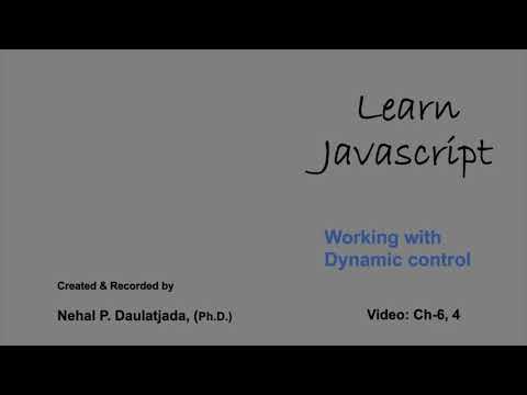 Learn Javascript Adding Controls Dynamically Select Label 3 Options
