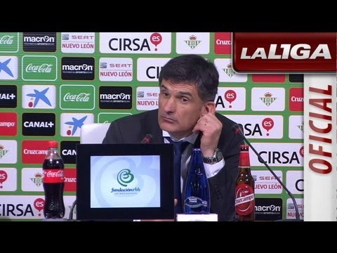 Rueda de Prensa de Mendilíbar tras el Real Betis (2-1) Osasuna - HD