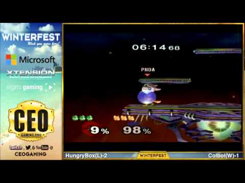CEO Winterfest 2014 - SSBM Grand Finals - Colbol vs HungryBox