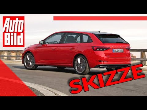 Skoda Octavia Combi (2019): New launch - Sketch - Station wagon