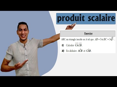 produit scalaire tronc commun exercices corrigés : la mesure d'un angle avec le produit scalaire