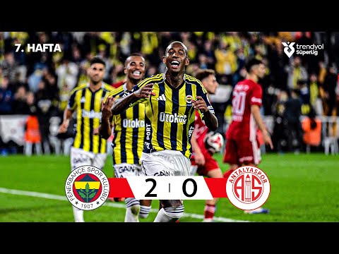 Fenerbahçe (2-0) Antalyaspor - Highlights/Özet | Trendyol Süper Lig - 2025/26