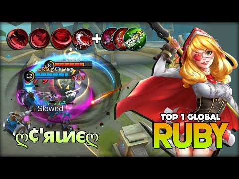 Ruby Annoying Damage & Unlimited Lifesteal by ღ¢'яιиєღ Top 1 Global Ruby ~ Mobile Legends