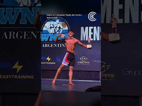 Tomás Coltrinari clasificó al Mundial de Culturismo Natural en Canadá